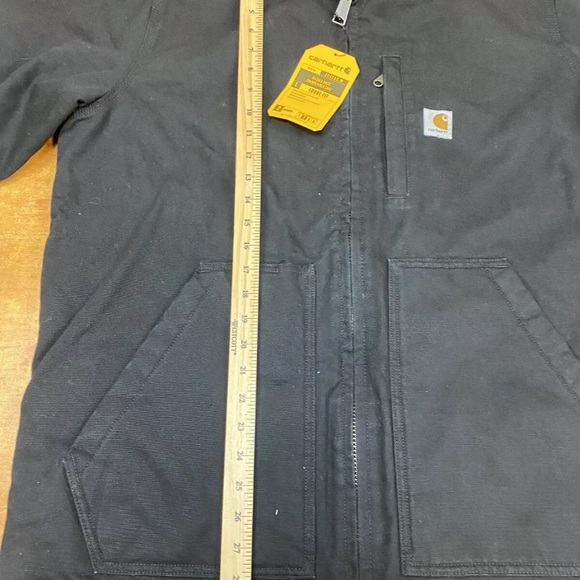 Carhartt 104293 Sherpa Lined Coat oc4293-m size medium Black - Picture 7 of 10